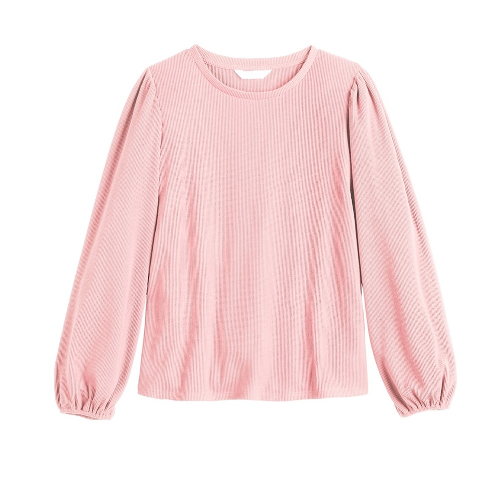 Women’s LC Lauren Conrad Relaxed Puffed LS top LARGE